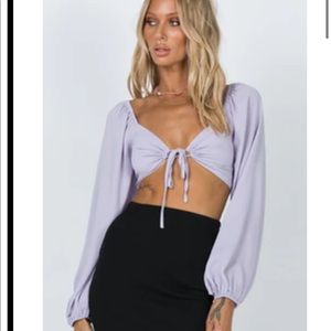 Lavender top never worn